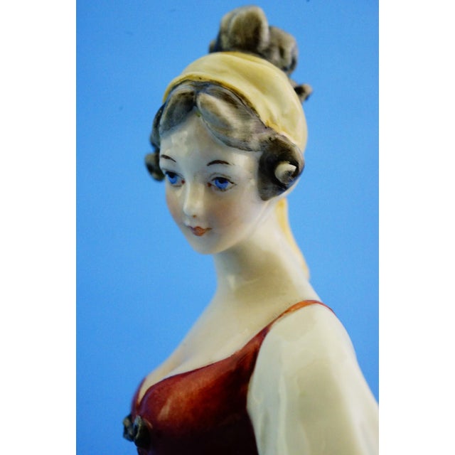 20th Century Porcelain Figurine by Giuseppe Cappè in the style of Capodimonte, Italy For Sale - Image 15 of 18
