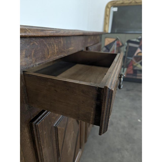 Oak Sideboard in the style of Dudouyt For Sale - Image 9 of 10