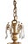 Metal Palatial Vintage French Style Bronze & Crystal Basket Chandelier For Sale - Image 7 of 18