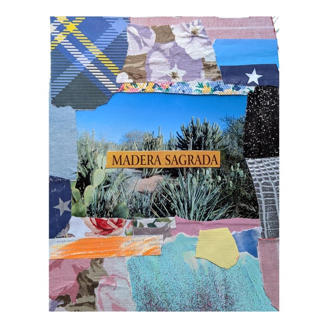 Madera Sagrada Contemporary Mixed Media Analog Collage For Sale