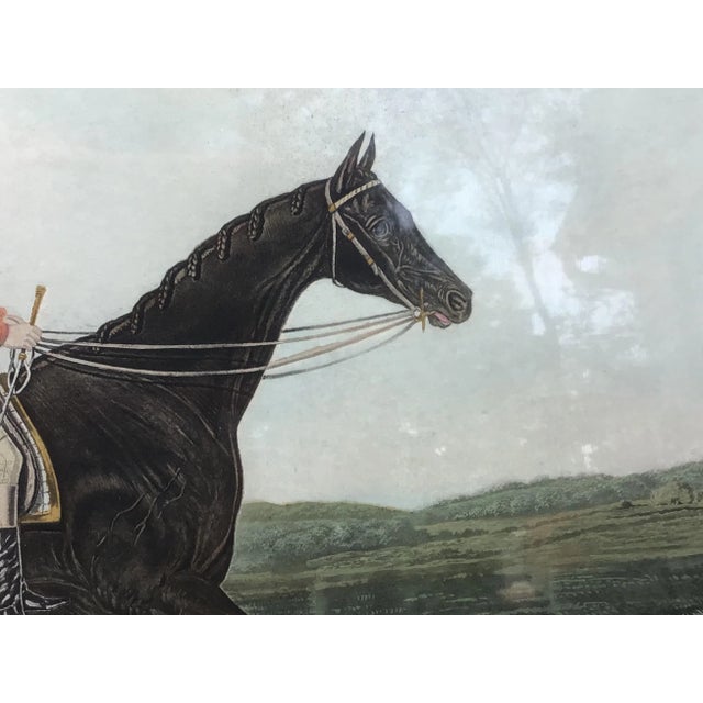 19th Century 19th Century Equestrian Derby Race Silvio Horse Jockey Engraving Print Art For Sale - Image 5 of 13