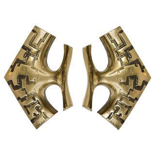 Bronze Sconces by Peter Martens, 1970s, Set of 2 For Sale