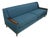 1960’s Mid-Century Modern Papa Bear Style Walnut Arm Sofa in Knoll Textiles For Sale