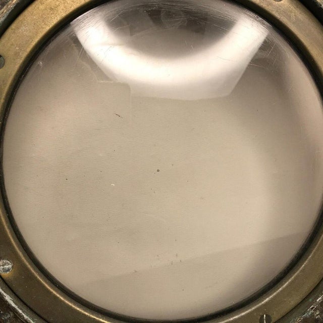 Antique Marine Nautical Bronze Sunken Ship Porthole, 1960s For Sale - Image 17 of 18