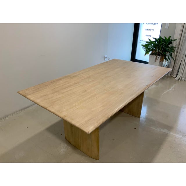West Elm West Elm Anton Solid Wood Dining Table For Sale - Image 4 of 4
