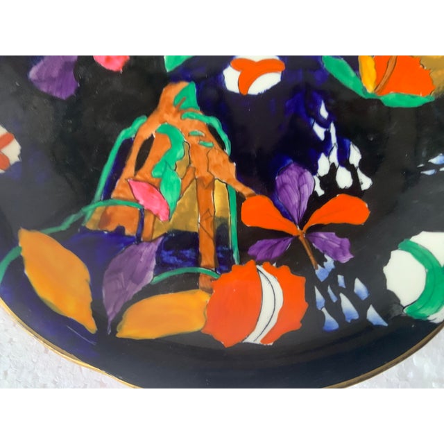 Vibrant Art Deco floral motifs designed hand painted by Molly Hancock 1920’’s
