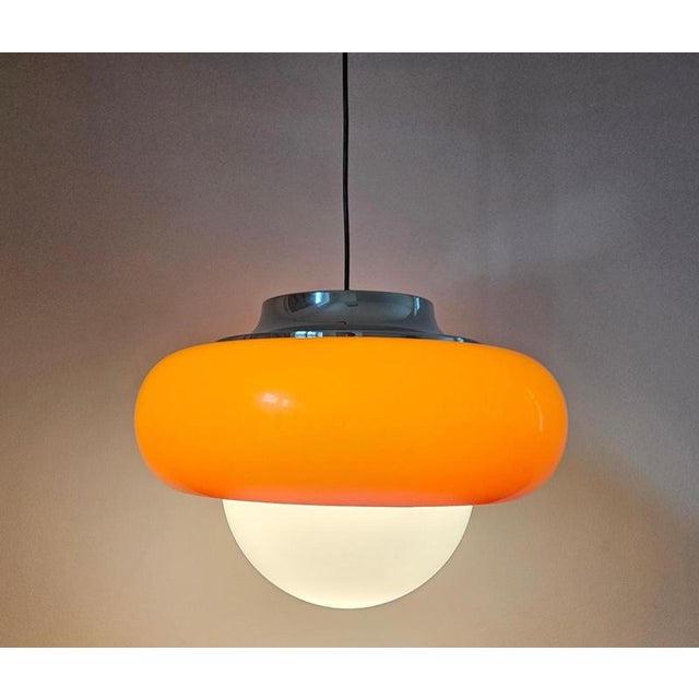 Large Mid-Century Pendant by Guzzini for Meblo, 1970s For Sale - Image 9 of 15