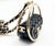 Chanel Chanel Brand New Gold CC Black Hula Bag Mirror Large Charm Long Necklace For Sale - Image 4 of 7