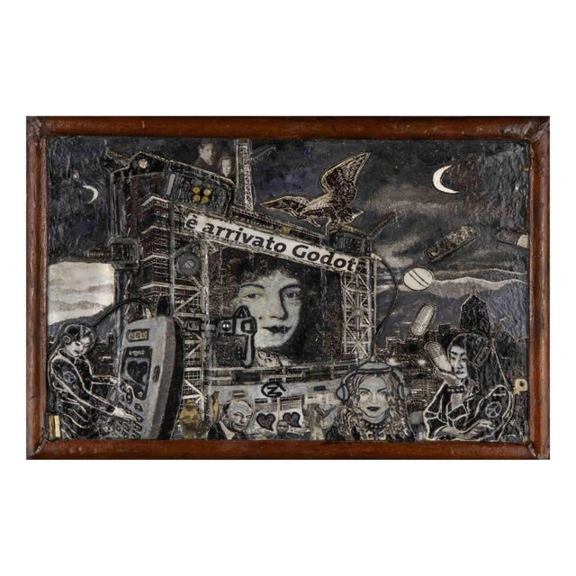 Alberto Sordi, Godot Has Arrived, Mixed Media, 2008 For Sale