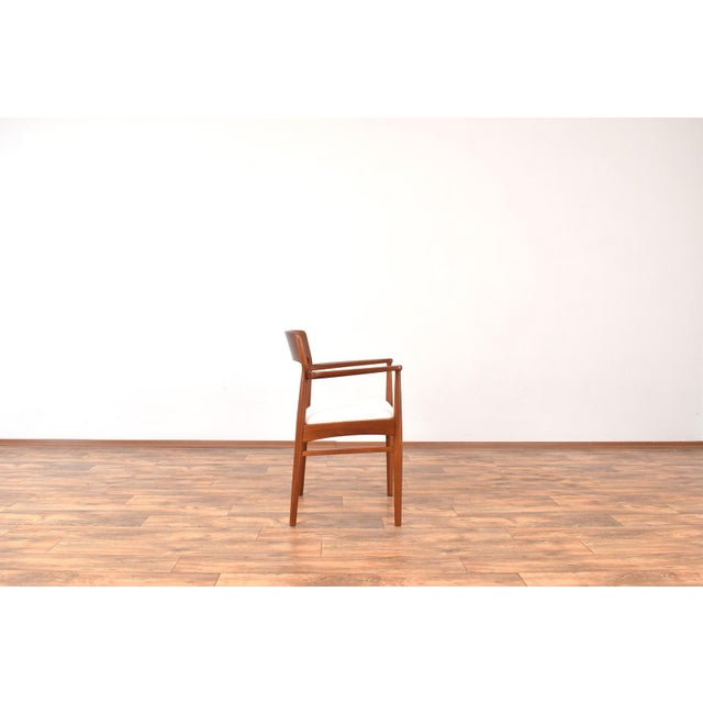 Textile Danish Teak Dining Chairs by Henning Kjærnulf for Korup Stolefabrik, 1960s, Set of 2 For Sale - Image 7 of 17