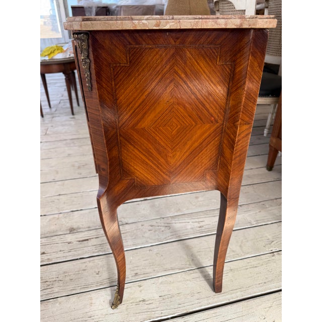 19th Century French Louis XVI Marble Top Chest of Drawer / Commodes For Sale - Image 4 of 12