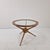 Mid-Century Modern Mid-Century Modern Tripod Table in Wood and Glass attributed to Cesare Lacca, Italy, 1950s For Sale - Image 3 of 14