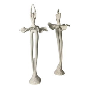 Ceramic Maria A and Maria B Sculptures by Bertozzi & Cason for Imolarte, Set of 2