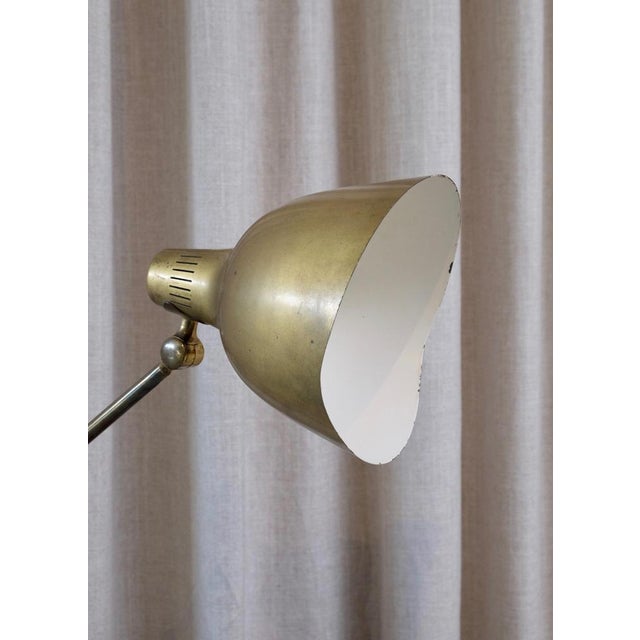 Brass Table Lamp attributed to Carl-Axel Acking, Sweden, 1950s For Sale - Image 9 of 15