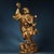 Late 20th Century Gilt Bronze Figure of Kui Xing Standing on a Dragon-Turtle For Sale - Image 4 of 10