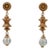 18k Gold and Aquamarine Dangle Drop Earrings by Deborah Lockhart Phillips For Sale