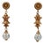 1990s Pair of 18K Gold and Aquamarine Dangle Drop Earrings by Deborah Lockhart Phillips For Sale