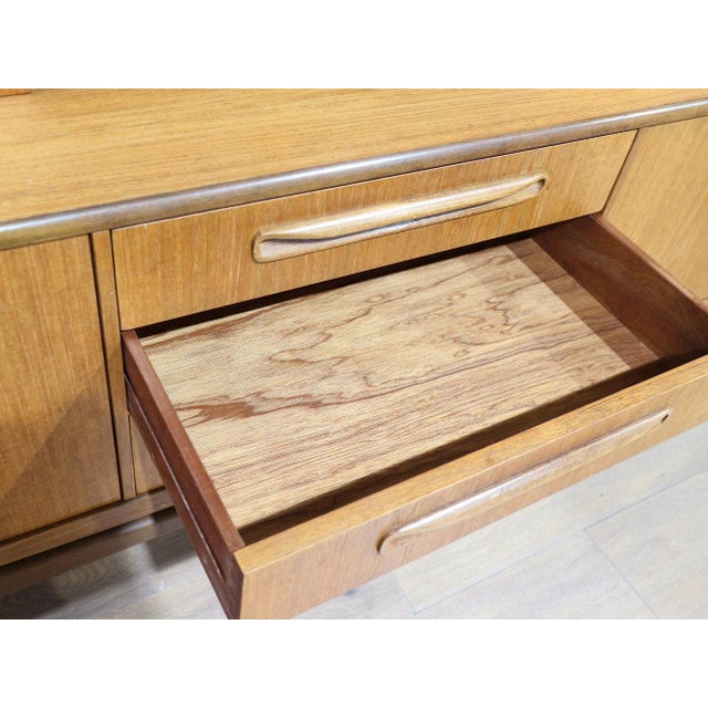 Mid Century Modern Vintage Teak Credenza Hutch Buffet by G Plan Danish Style For Sale - Image 15 of 15