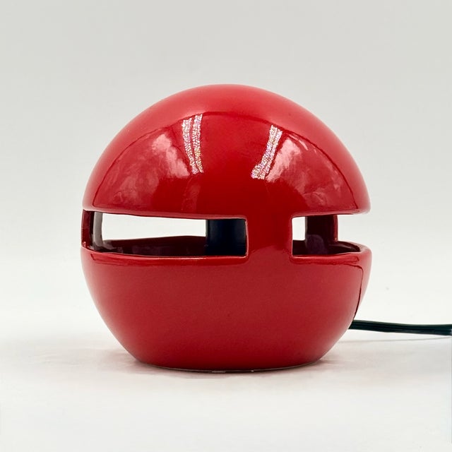 Space Age Ceramic Table Lamp, Italy, 1970s For Sale - Image 4 of 15