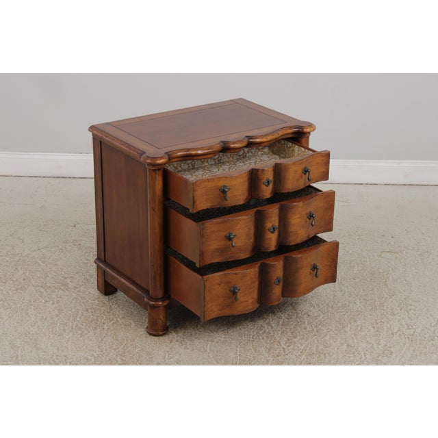 Baker Furniture Company Baker Milling Road Walnut French Provincial Commode Chest For Sale - Image 4 of 18