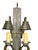 Mid 20th Century Brutalist Hand Forged Iron and Pewter Wall Sconce For Sale - Image 14 of 18
