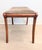 T.H. Robsjohn Gibbings Vintage Mid Century Saber Legged Bench Ottoman Cherry Styled After Gibbings For Sale - Image 4 of 12