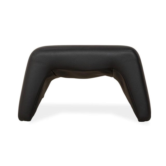 Set of Echnaton Leather Chair with Ottoman from Leolux For Sale - Image 17 of 18