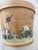Vintage Indoor Wooden Folk Art Country Cottage Farmhouse Motif Hand-Painted Planter/Basket/Bucket For Sale - Image 18 of 18