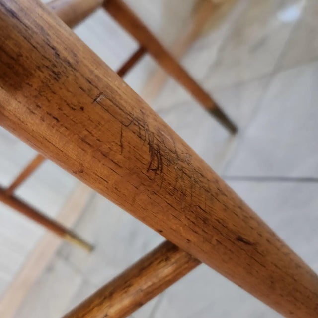 1950s Drop Leaf Walnut Side Table Copenhagen Lane Altavista For Sale - Image 15 of 16