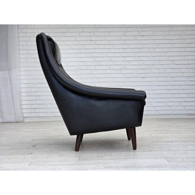 Vintage Danish Highback Chair by Aage Christensen, 1960s For Sale - Image 9 of 18