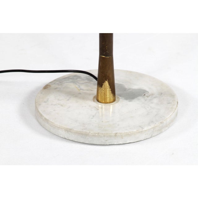 Italian Floor Lamp with Three Colored Aluminum Shades, 1950s For Sale - Image 4 of 11