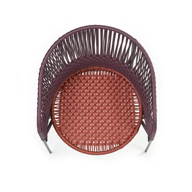 Violet Orange Caribe Chic Dining Chair by Sebastian Herkner For Sale - Image 6 of 9