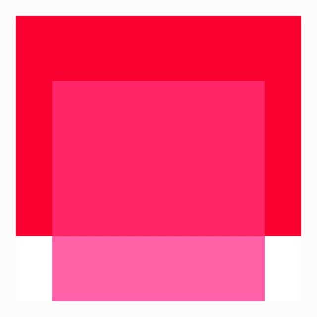 The Interaction of Red and Bright Pink Fine Art Print 20" X 24" by Liz Roache For Sale - Image 4 of 6