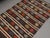 1970s 1970s Vintage Handmade Wool Cotton Brown Kilim Runner Rug For Sale - Image 5 of 11