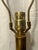1960s MCM Torchiere Lamp Stiffel, Candle Stick Neoclassical Brass Finish With Original Shade & Finial. 3-Way Elc. For Sale - Image 12 of 12