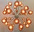 Fabio Ltd 21st Century Nova Satin Brass Frosted Amethyst Murano Sputnik Chandelier by Fabio LTD For Sale - Image 4 of 7
