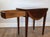 American Federal Style Cross-Banded Matched Mahogany Drop-Leaf Extending Occasional Table Signed Baker Furniture For Sale - Image 9 of 17