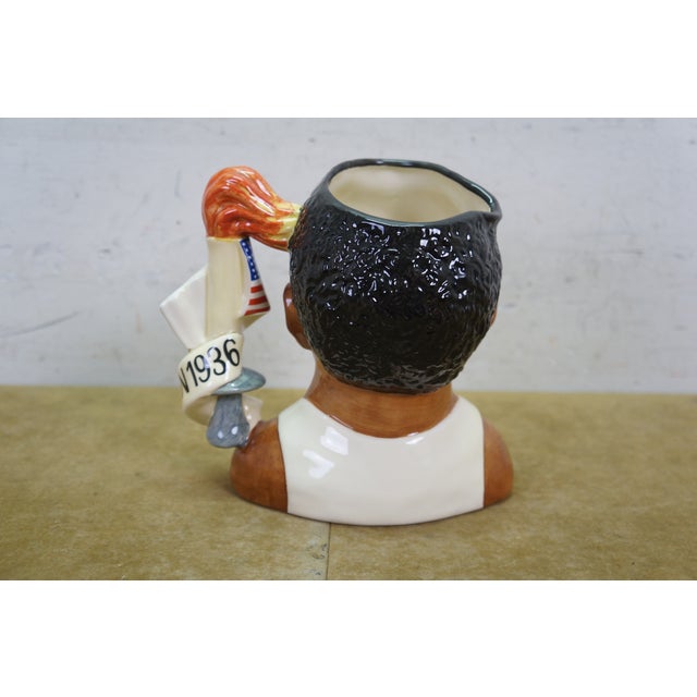 1990s Royal Doulton Jesse Owens Olympic Track & Field Toby Character Jug For Sale - Image 11 of 13