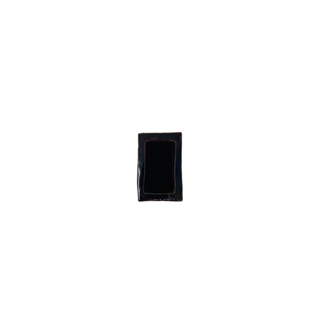 1960s Aldo Londi for Bitossi Rectangular Vase in Hard to Find Mustard and Brown For Sale - Image 5 of 8
