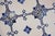 Antique 1920s Portuguese Art Deco Tiles Cobalt Blue Floral Crosses Set of 16 For Sale - Image 9 of 14