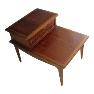 Warren Church for Lane Model 908-7 Perception Walnut End Table MidCentury For Sale