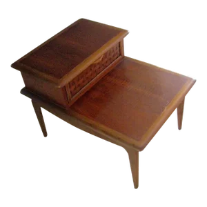 Warren Church for Lane Two Tier End Table Perception MidCentury