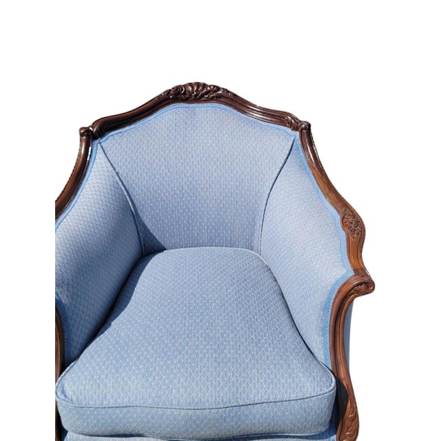 1930 Italian Club Living Room Chair Beachwood For Sale - Image 12 of 18