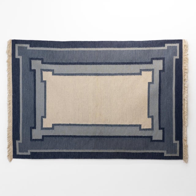 Vintage Swedish Kilim, 1960s For Sale - Image 6 of 6