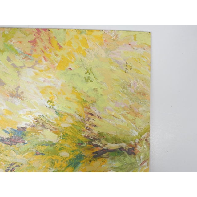 2010 Impressionist Summer Tree Painting For Sale In Seattle - Image 6 of 8