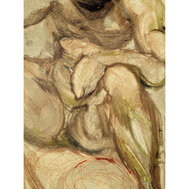 Salvador Dali, L'Ange de Misericorde, Nude, Etching For Sale - Image 4 of 6