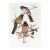 Vintage Tropical Bird Illustration, Bird Art Print Reproduction, 24" X 36" For Sale