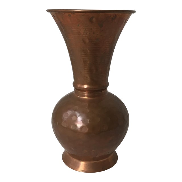 Hammered Copper Vase Chairish