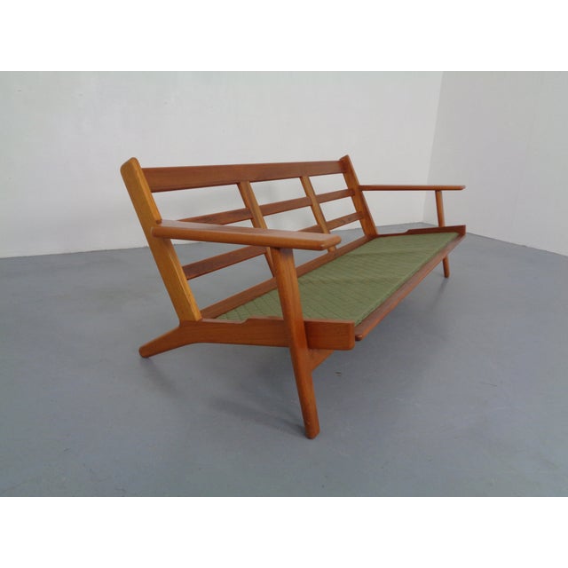 GE 290 Teak 3-Seater Sofa by Hans J. Wegner for Getama, Denmark, 1960s For Sale - Image 12 of 18