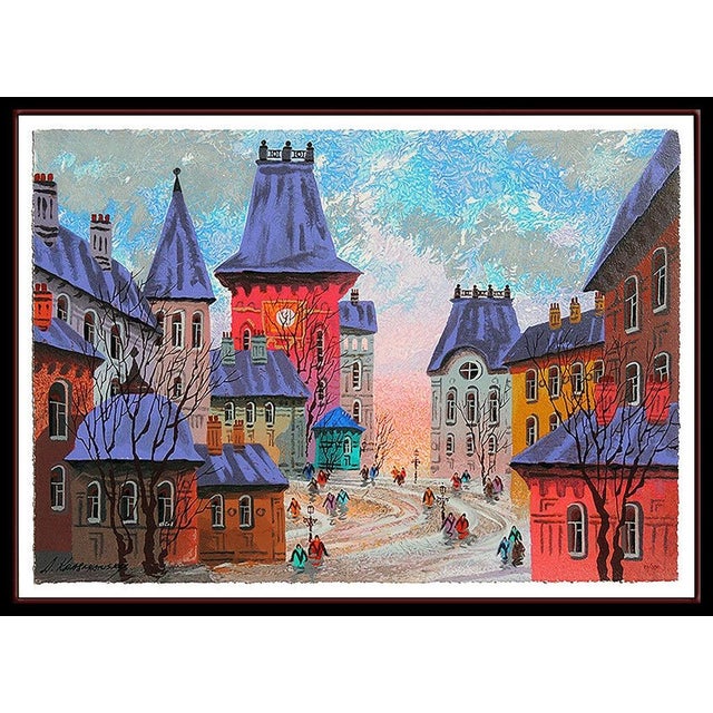 Message us to inquire about custom framing options! (Included for free with every purchase) Anatole Krasnyansky Authentic...